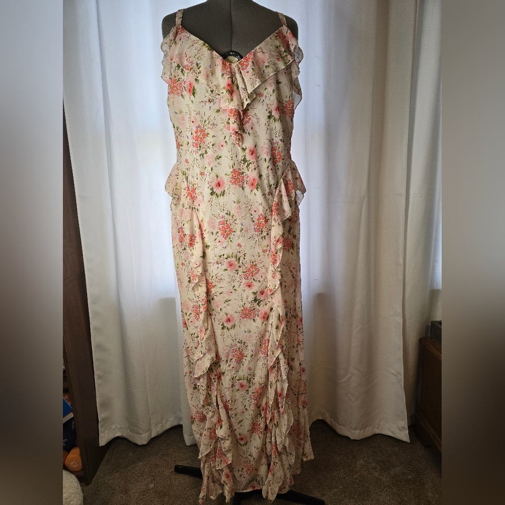 Forever 21 Ruffle Maxi Dress